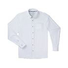 Men's Poncho "The Palmetto" White Long Sleeve Button Up Shirt