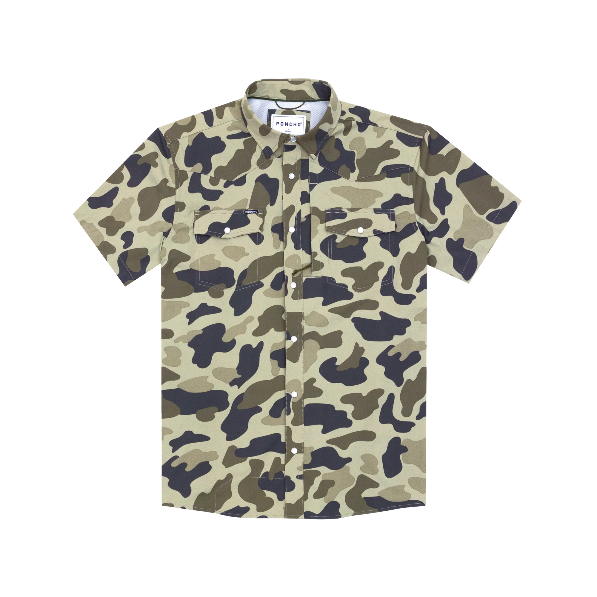 Poncho Men's "The Pampa" Short Sleeve Snap Shirt