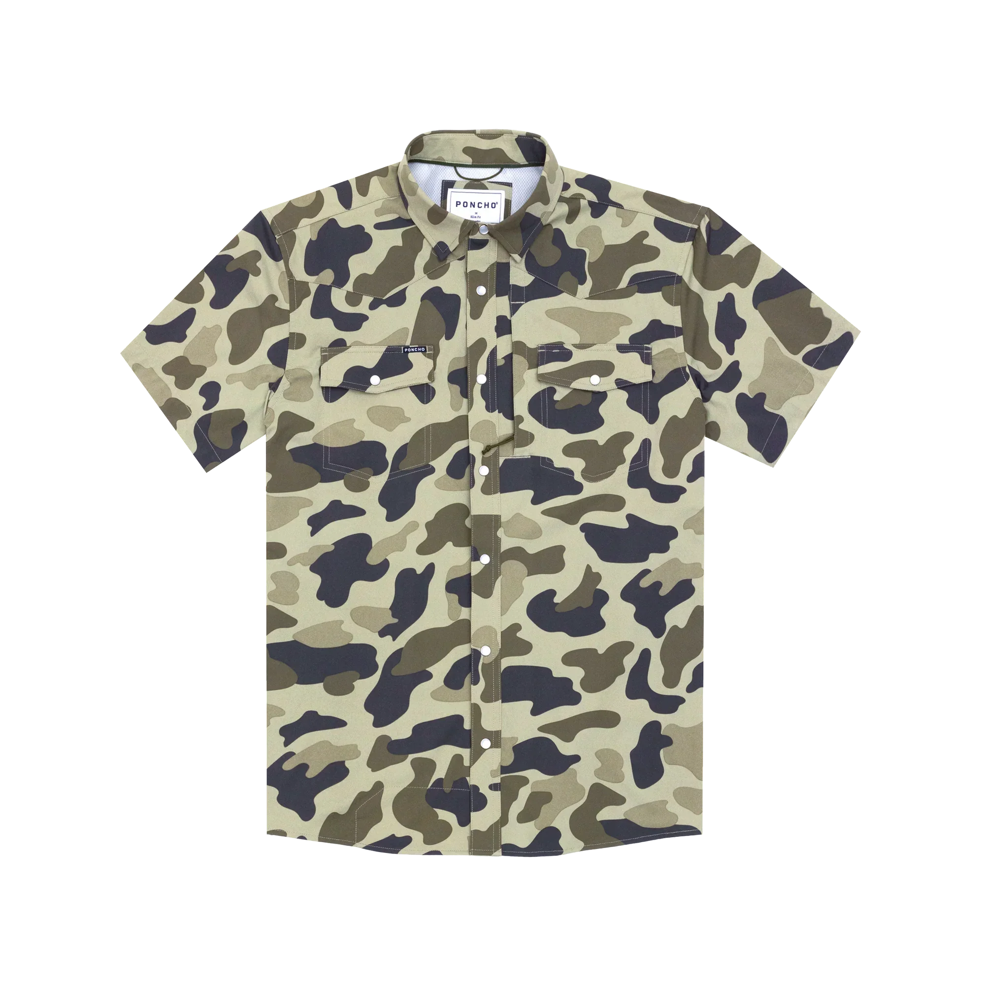 Poncho Men's "The Pampa" Short Sleeve Snap Shirt