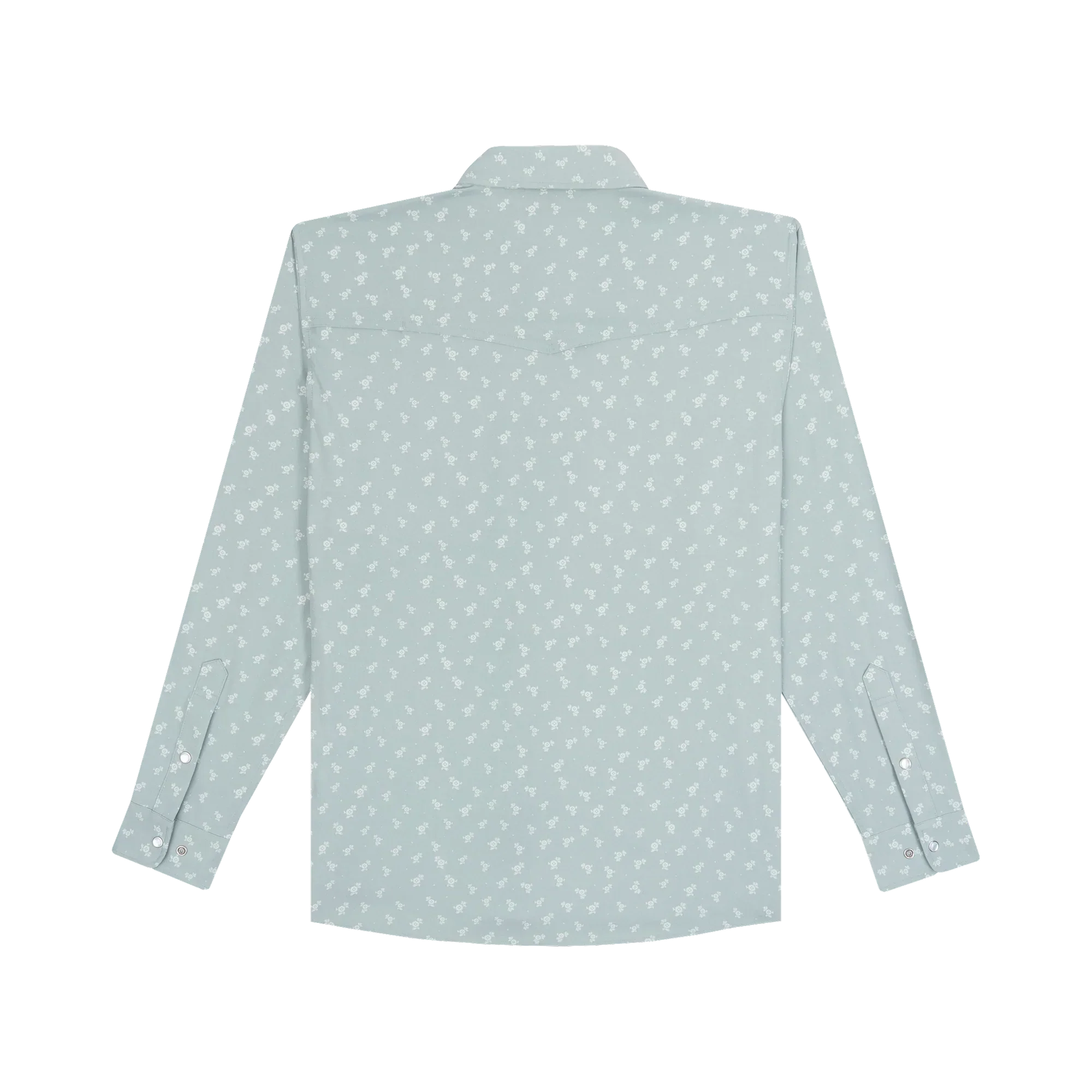 Men's Poncho Long Sleeve "The St.Helens" Pearl Snap Shirt