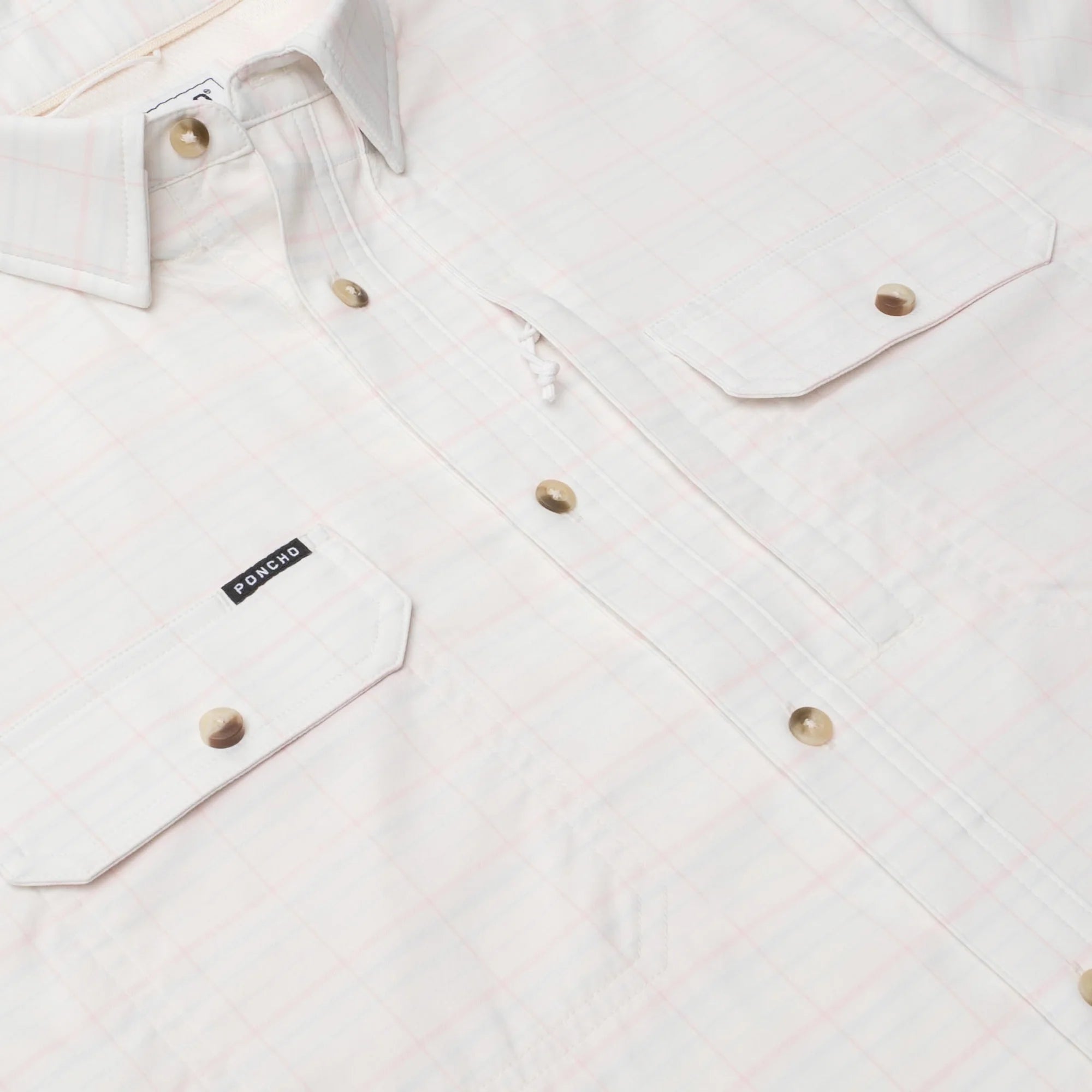 Men's Poncho Short Sleeve "The Suwannee" Button Up Shirt