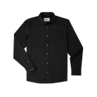 Men's Poncho "The Cast Iron" Black Long Sleeve Button Up Shirt