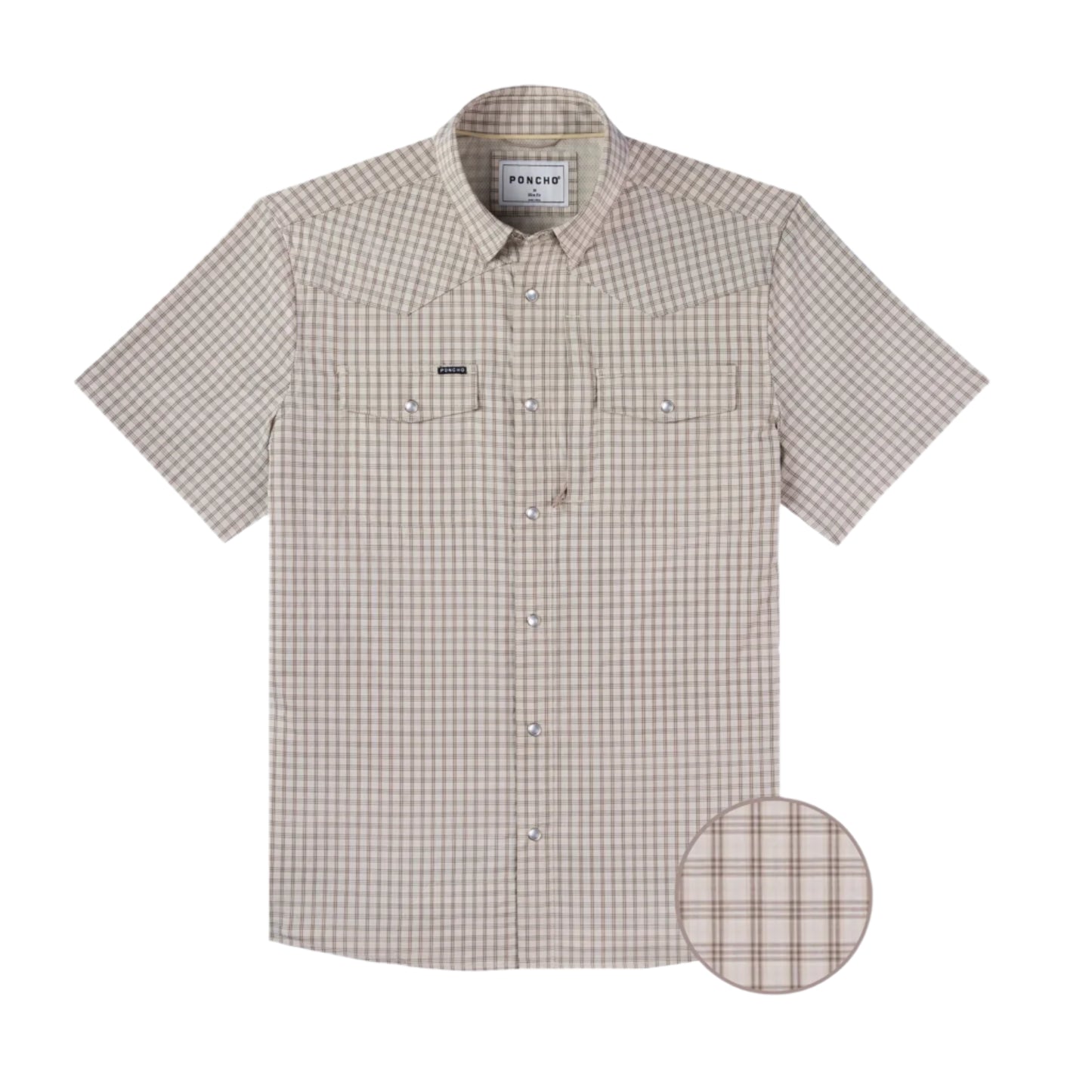 Men's Poncho "The Childress" Snap Shirt - Crazy House Western Wear