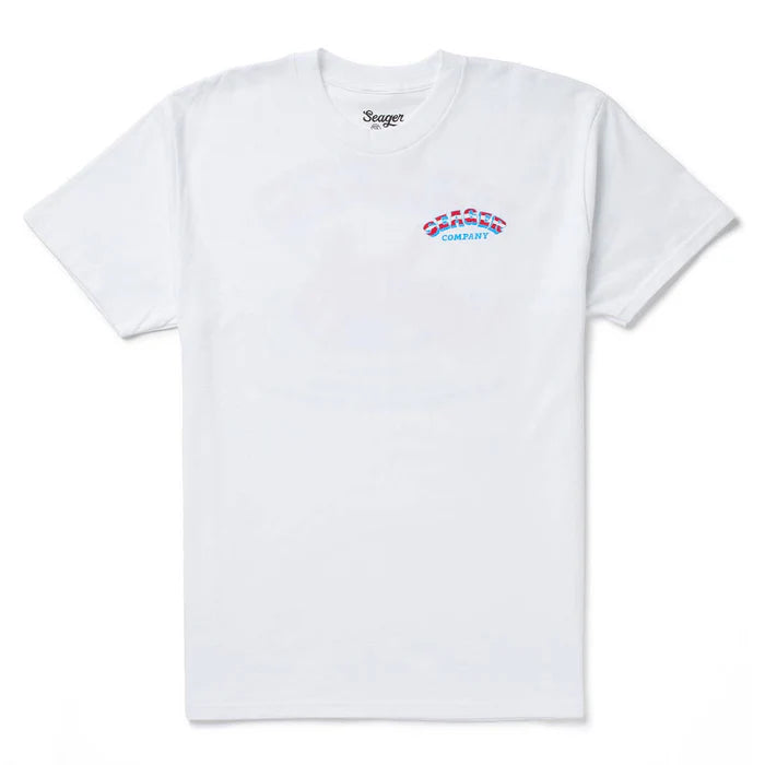 Men's Seager White Tubular T-shirt MTSP26TUBLWHT