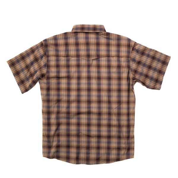 Men's Poncho Plaid Pearl Snap Shirt Dalhart-Plaid - Crazy House Western Wear