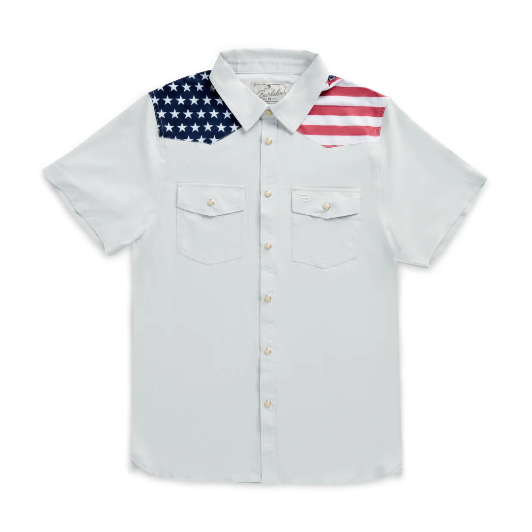 Men's Burlebo All American Performance Western Shirt PWS-ALLA