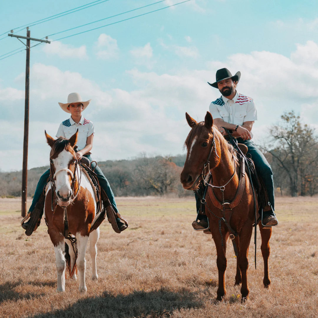 Men's Burlebo All American Performance Western Shirt PWS-ALLA