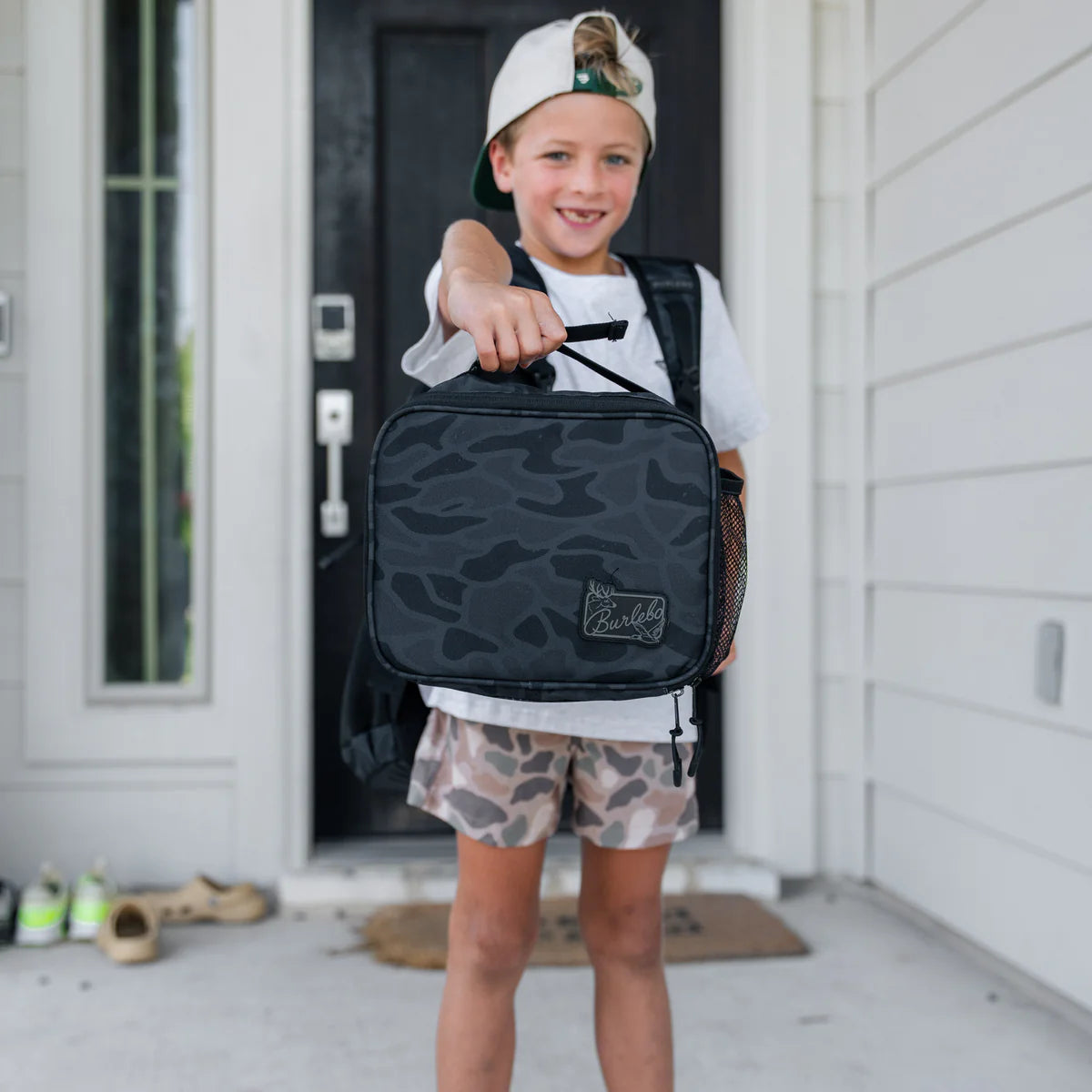 Boy's Burlebo Black Camo Lunchbox LB-BLKC - Crazy House Western Wear
