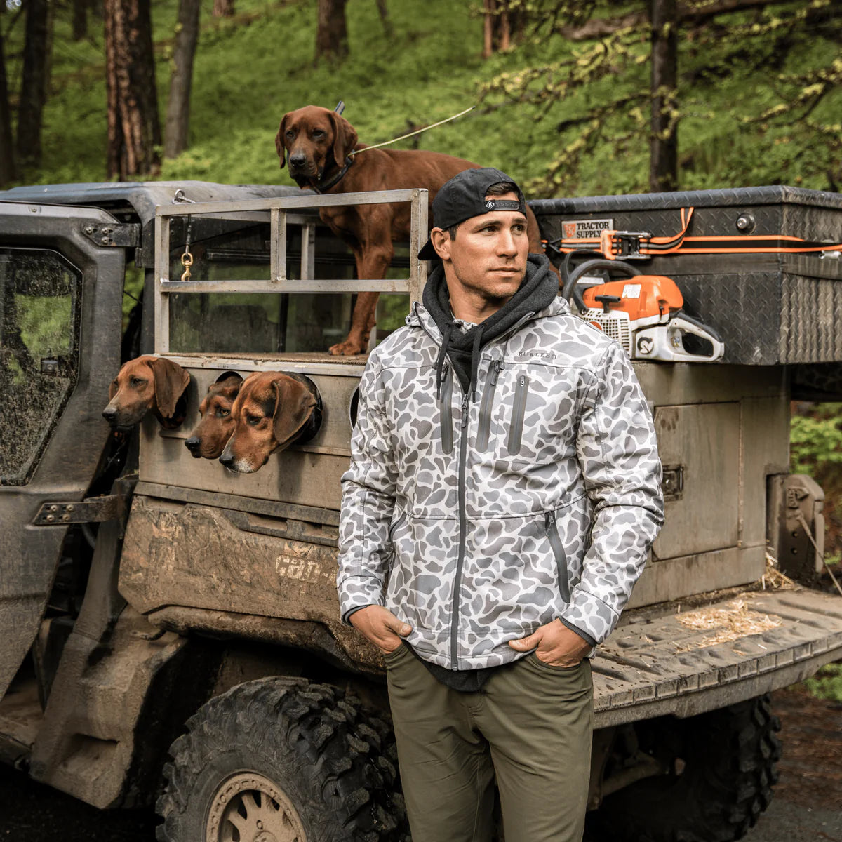 Men's Burlebo Classic Deer Camo Challenger Jacket