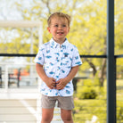 Boy's Burlebo Performance Button Up - Lake Weekend Y-PBU-LKWK - Crazy House Western Wear