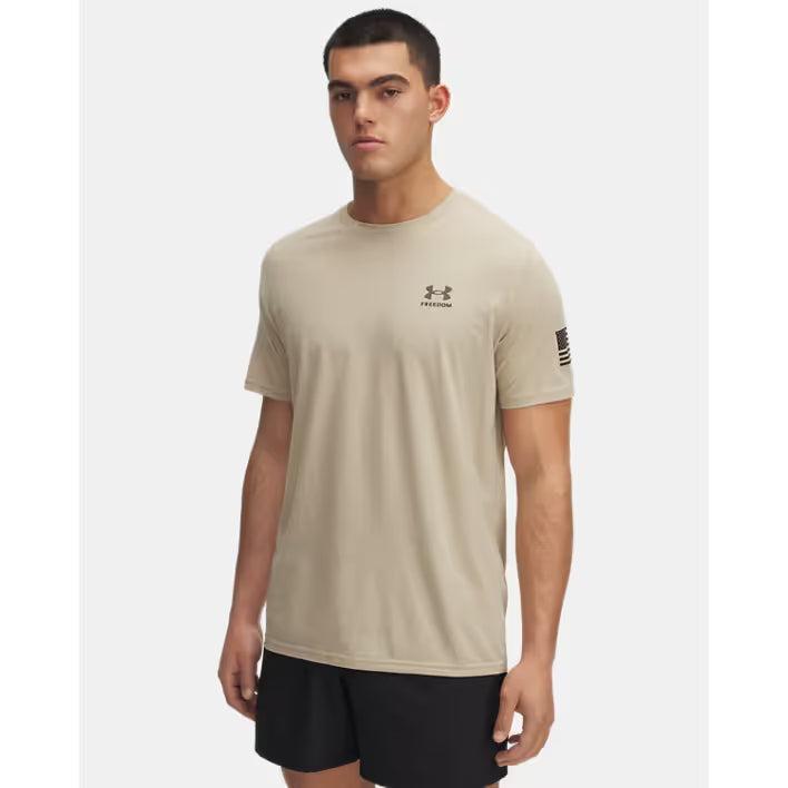 Men's Under Armour Desert Sand Freedom Flag 6004096-290