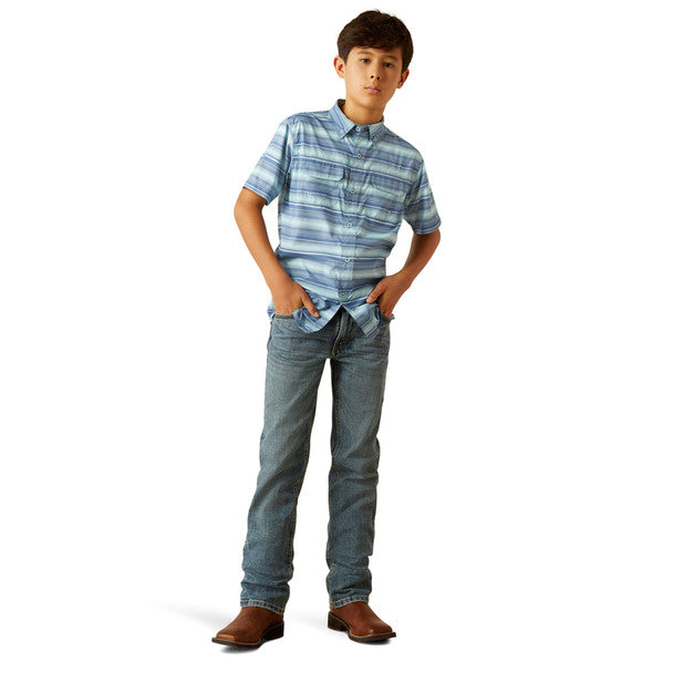 Boy's Ariat Vent tek Outbound Blue Raven 10058828