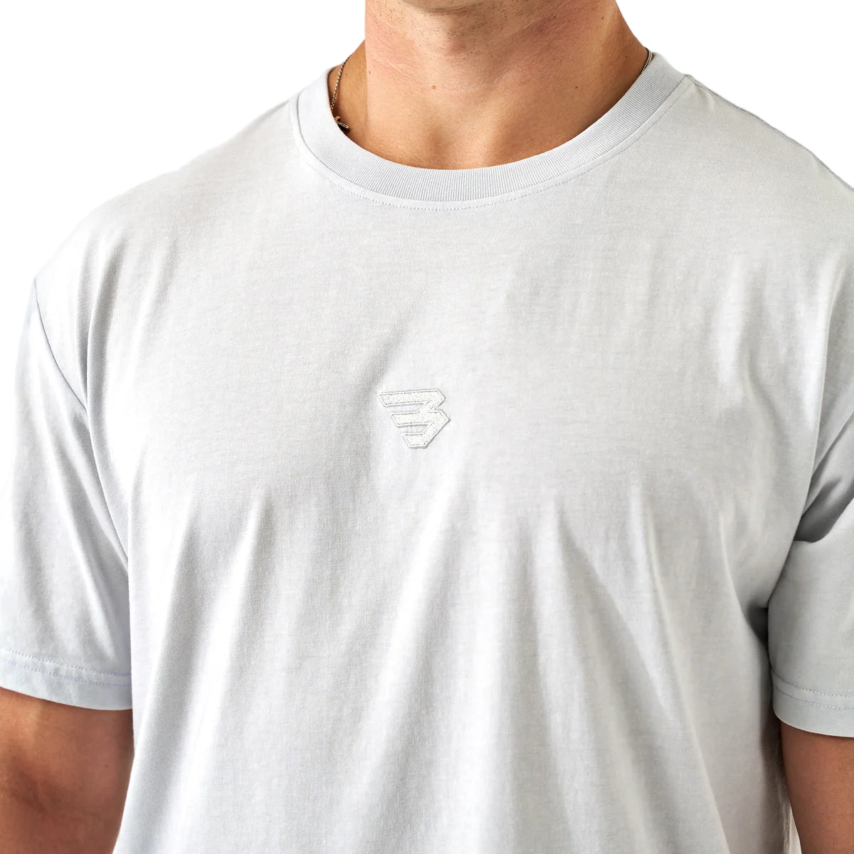 Men's Burlebo Vintage Washed Tee - Light Grey VWT-LG