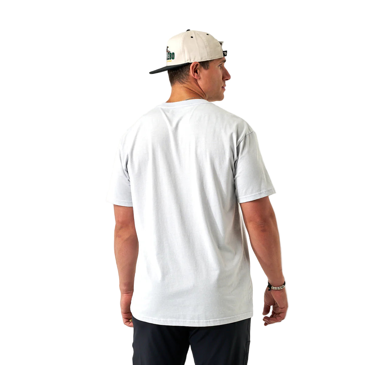 Men's Burlebo Vintage Washed Tee - Light Grey VWT-LG