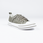 Women's Very G Sage Aman Velvet Lace Up Canvas Sneaker