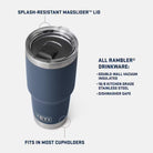 Yeti 30OZ Red Tumbler YRAMT30MS-RR