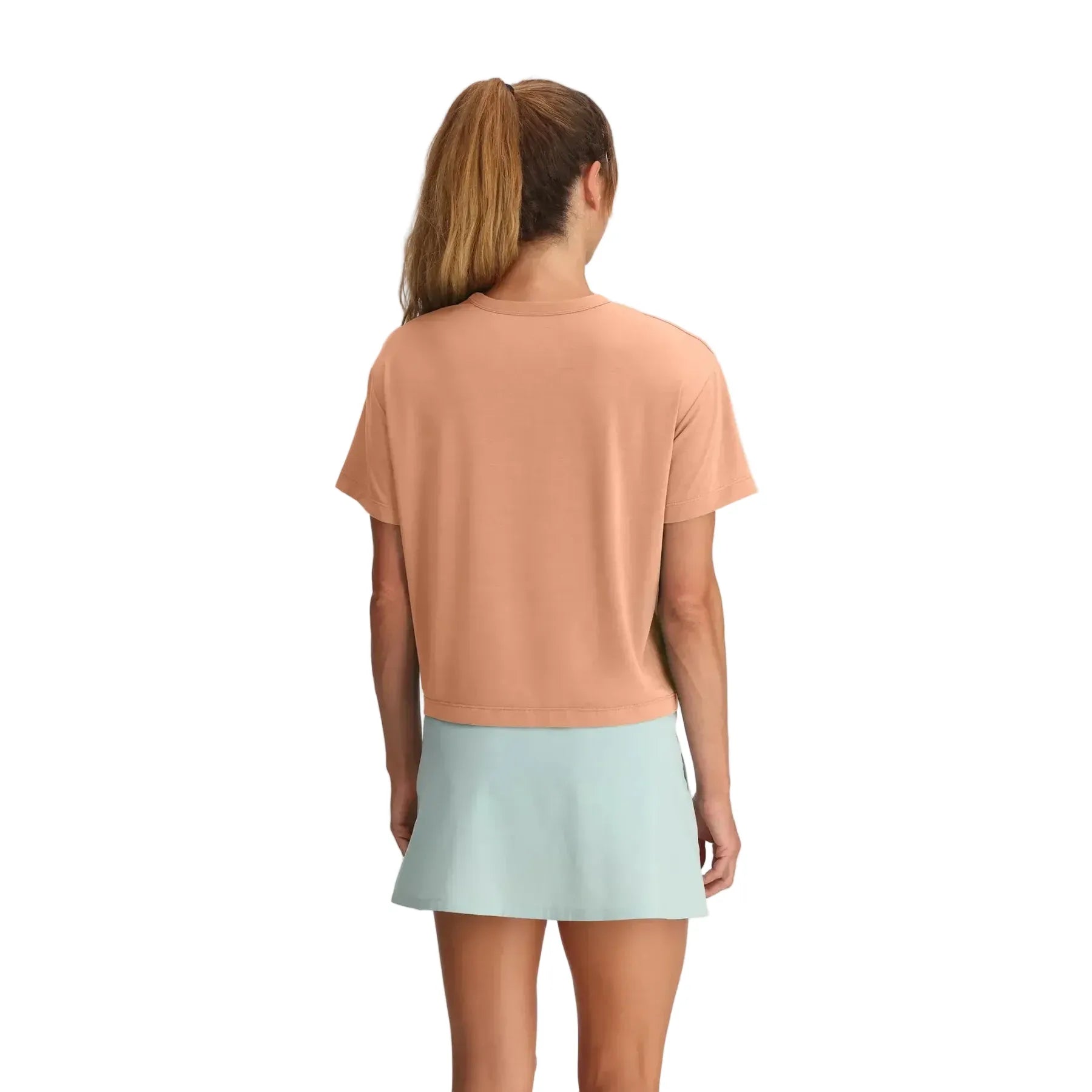 Women's Free Fly Light Coral Elevate Lightweight T-shirt WELWT-663