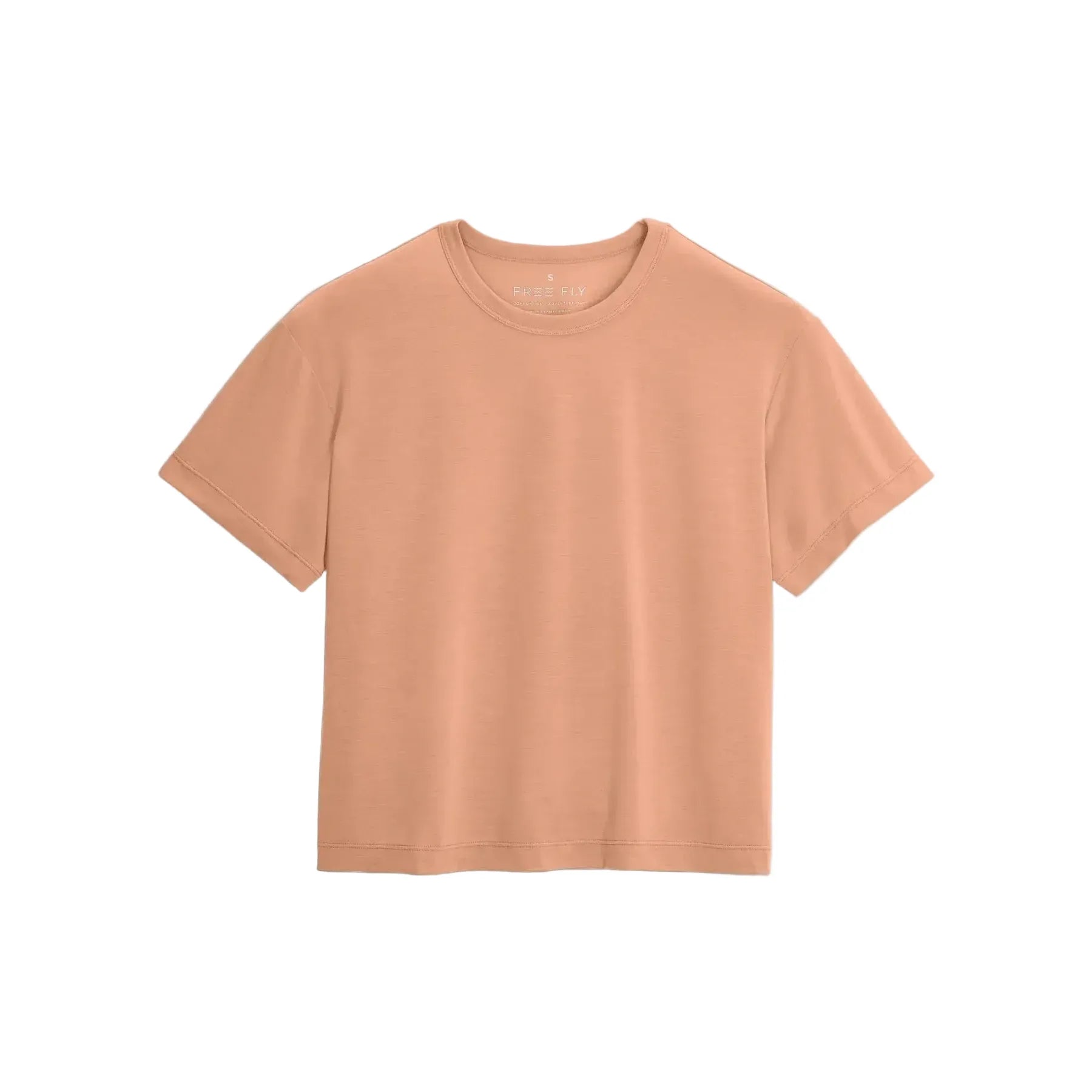 Women's Free Fly Light Coral Elevate Lightweight T-shirt WELWT-663