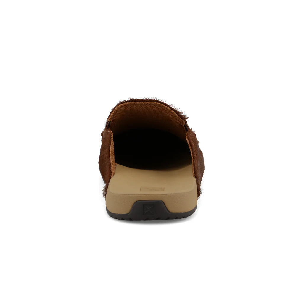 Women's Twisted X Dark Brown and Tan Mule Slip on Shoes WFFM003