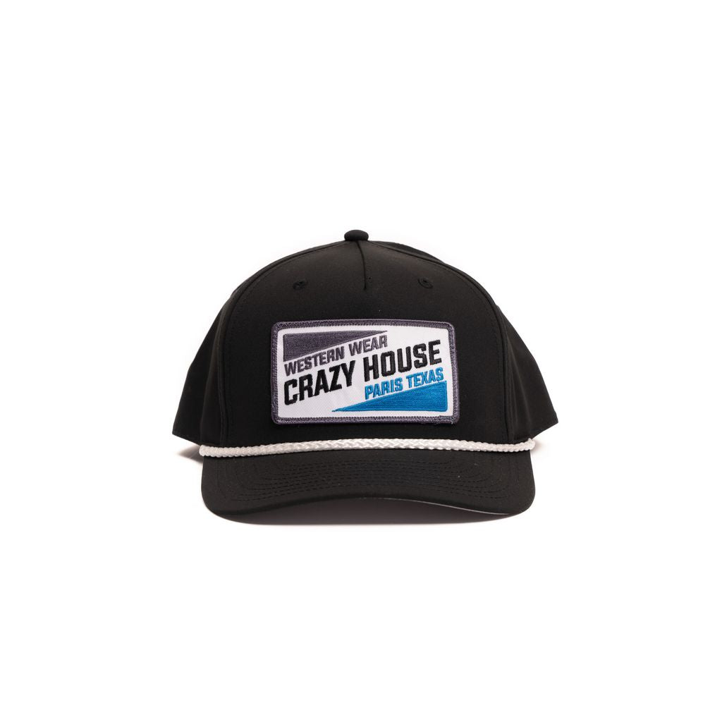 Crazy House Unisex Black Trucker Cap with Patch - Crazy House Western Wear