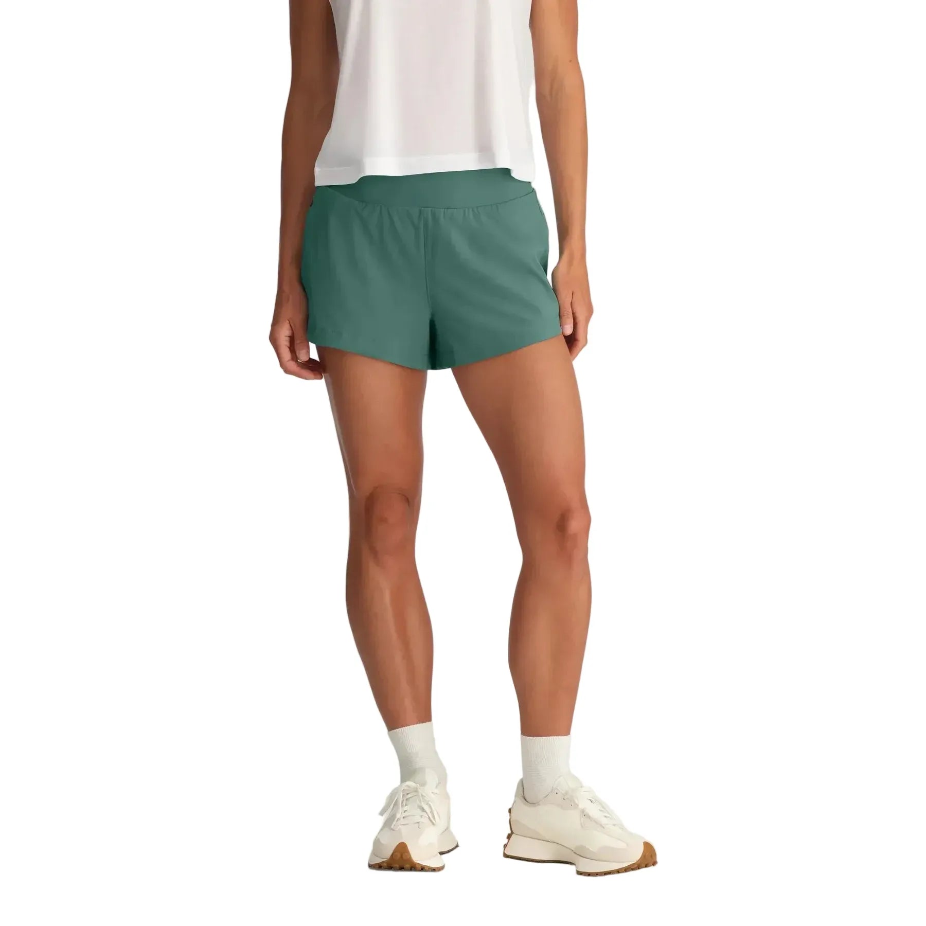 Women's Free Fly Sea Pine Bamboo-Lined Active Breeze Shorts -3" WLABS3-535