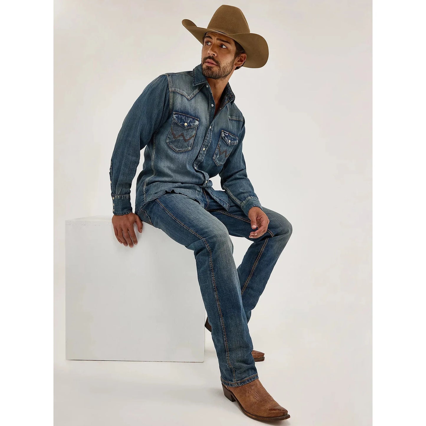 Men's Wrangler Retro® Slim Fit Straight Leg Jean 10WLT88BZ - Crazy House Western Wear