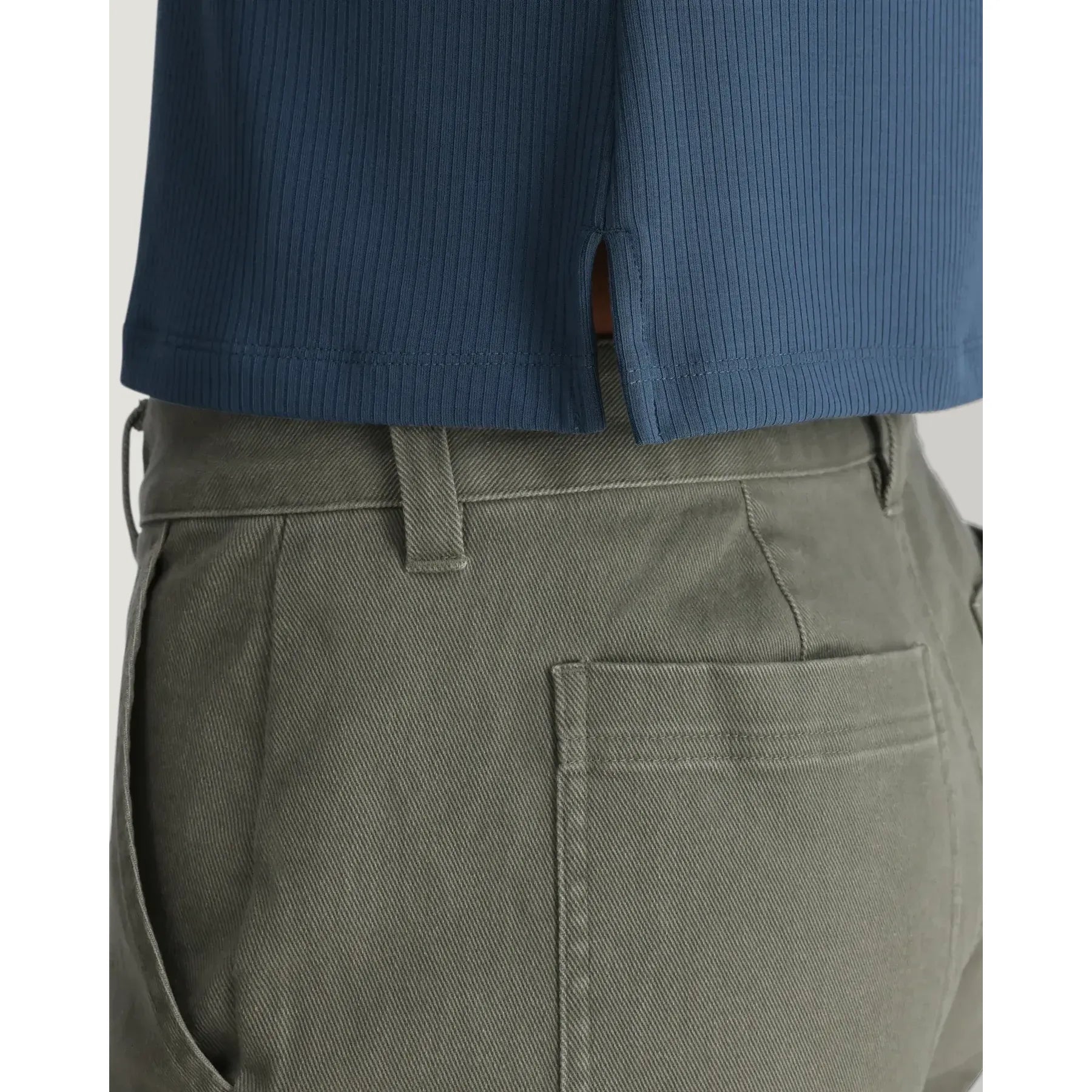 Women's Free Fly Pacific Blue Ribbed Bamboo Long Sleeve WRIBLS-421