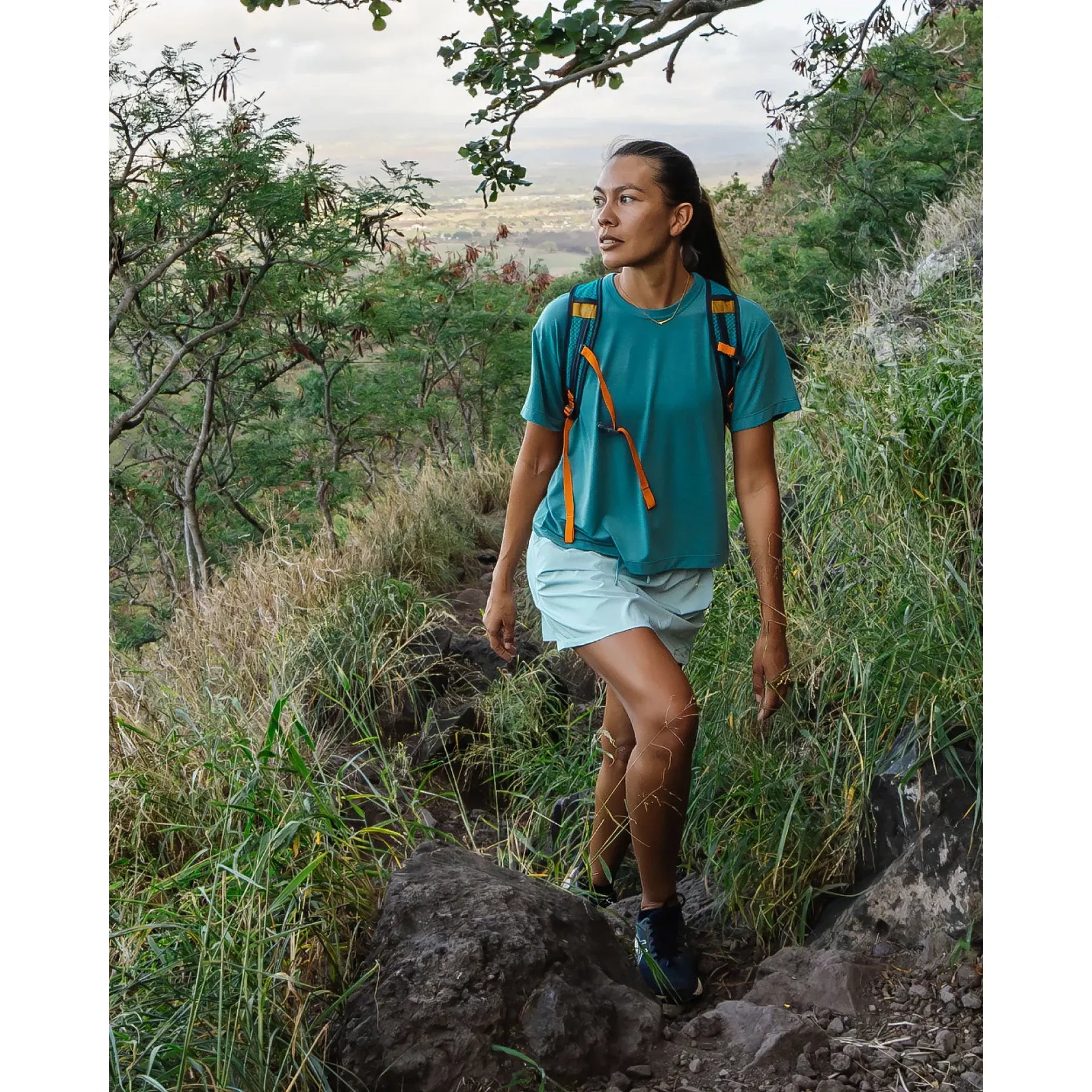 Women's Free Fly Sea Pine Elevate Lightweight T-shirt WELWT-535