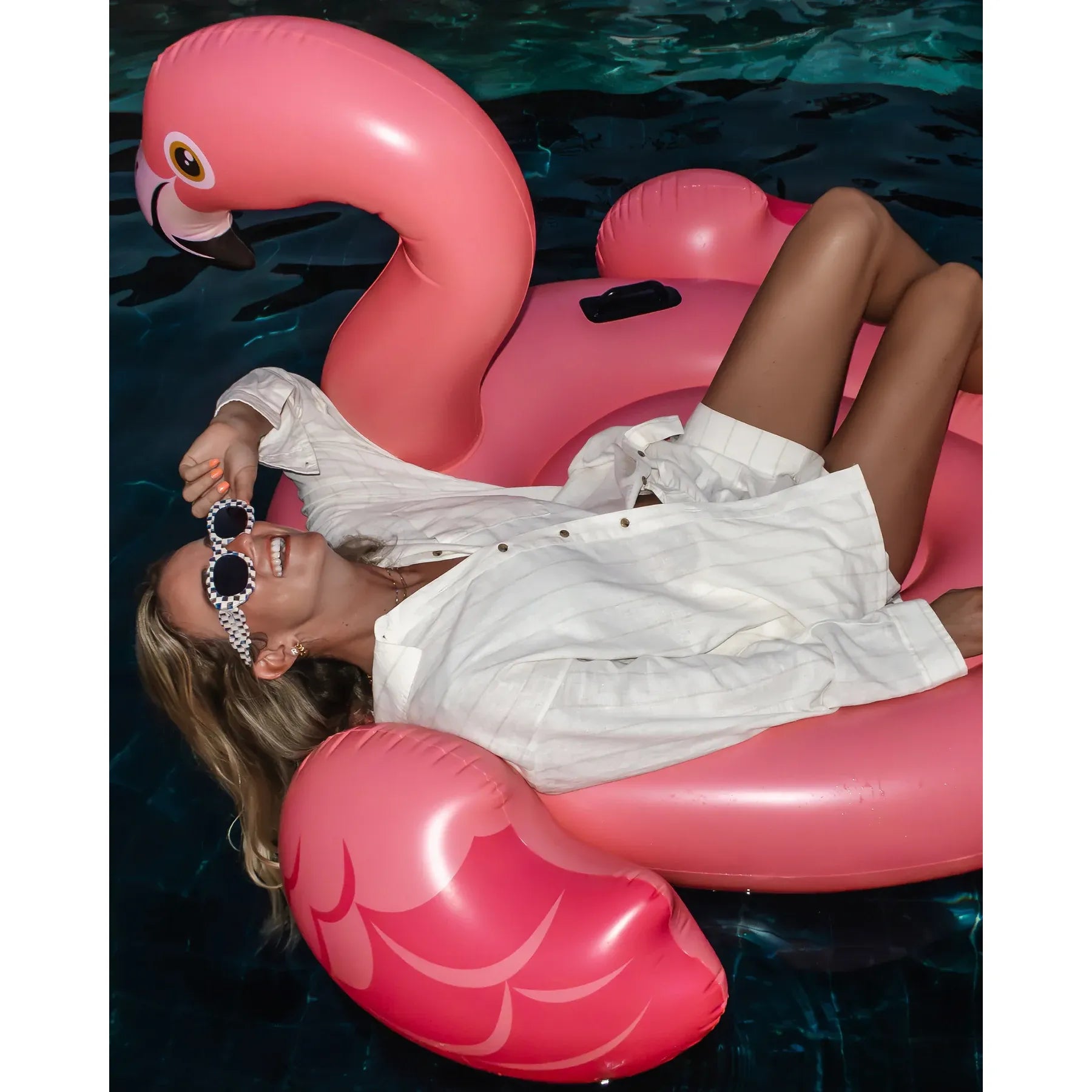 Women's Free Fly Dash Vertical Stripe Sea Salt Sullivan's Shirt FF339-767