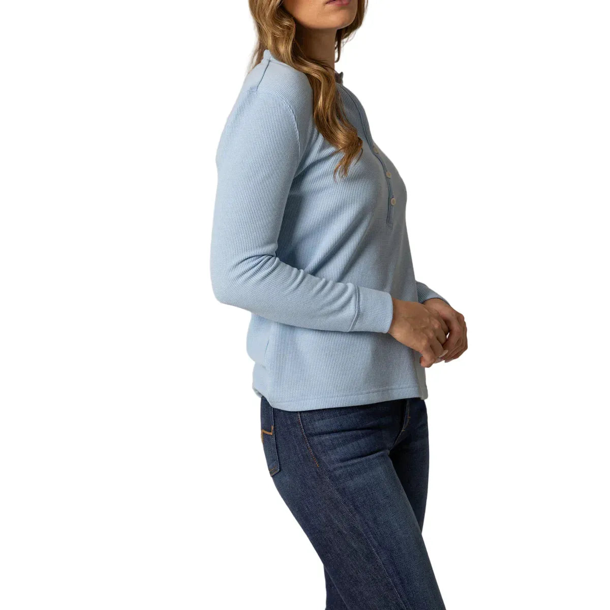 Women's Kimes Ranch Wilma Sky Blue Long Sleeve Shirt