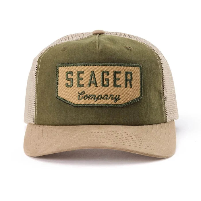 Seager Men's Waxed Tan/Green Wilson Snapback MHH26WLSWGRN