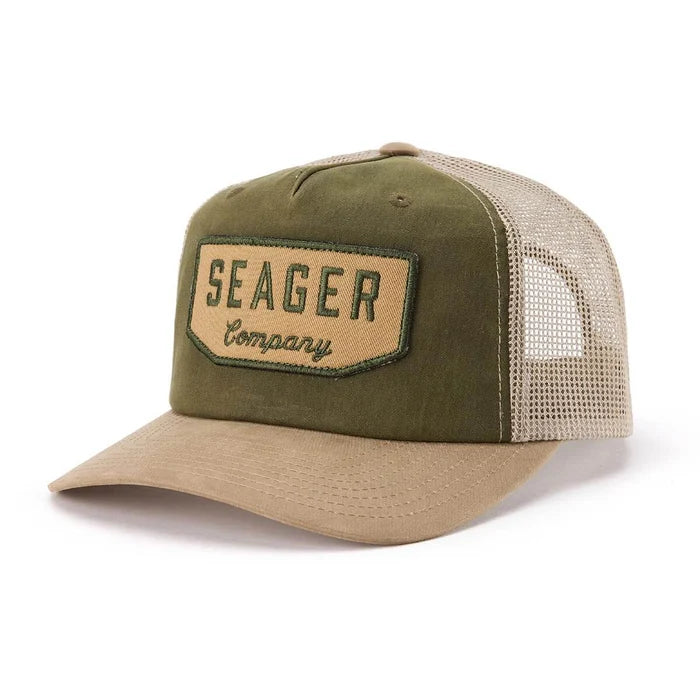 Seager Men's Waxed Tan/Green Wilson Snapback MHH26WLSWGRN