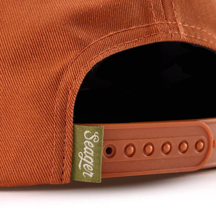 Seager Men's Orange/Green Wingspan Snapback MHH26WINGSRED