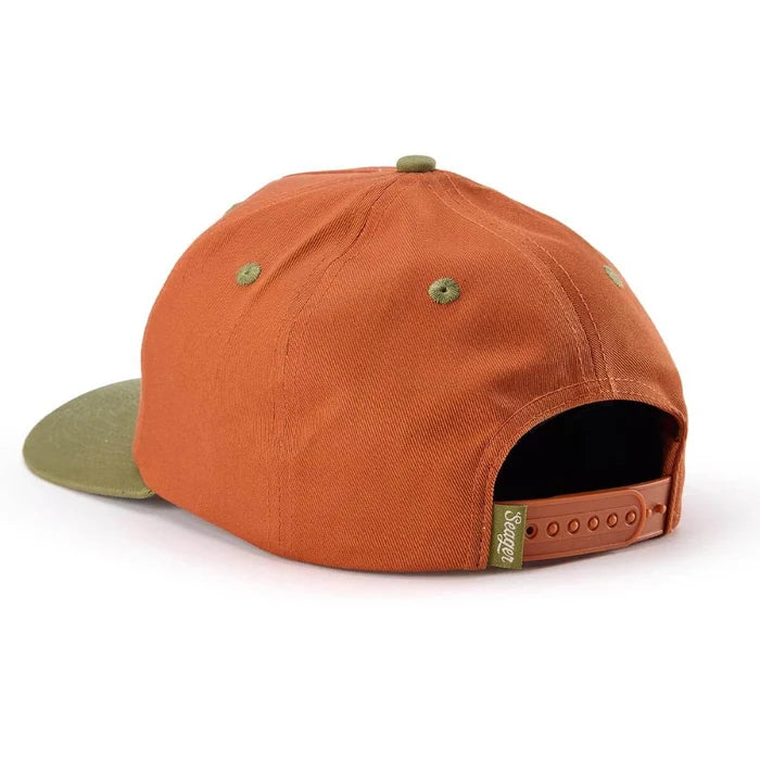 Seager Men's Orange/Green Wingspan Snapback MHH26WINGSRED