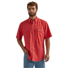 Men's Wrangler® Performance Short Sleeve Shirt - Classic Fit 112344571 - Crazy House Western Wear