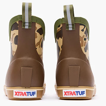 Boy's Xtratuf Duck Camo Ankle Deck Boots