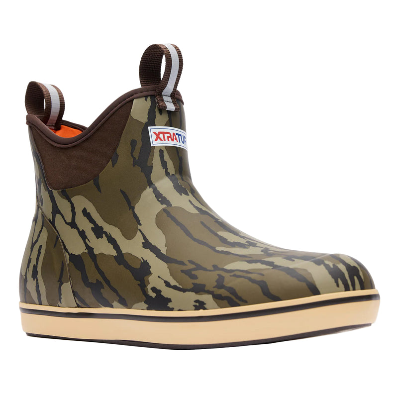 Men's XTRATUF 6 IN Mossy Oak Bottomland Ankle Deck Boot