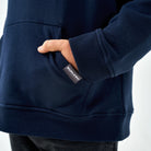 Boy's Burlebo Navy Old School Duck Hunt Fleece Hoodie