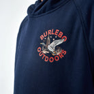 Boy's Burlebo Navy Old School Duck Hunt Fleece Hoodie