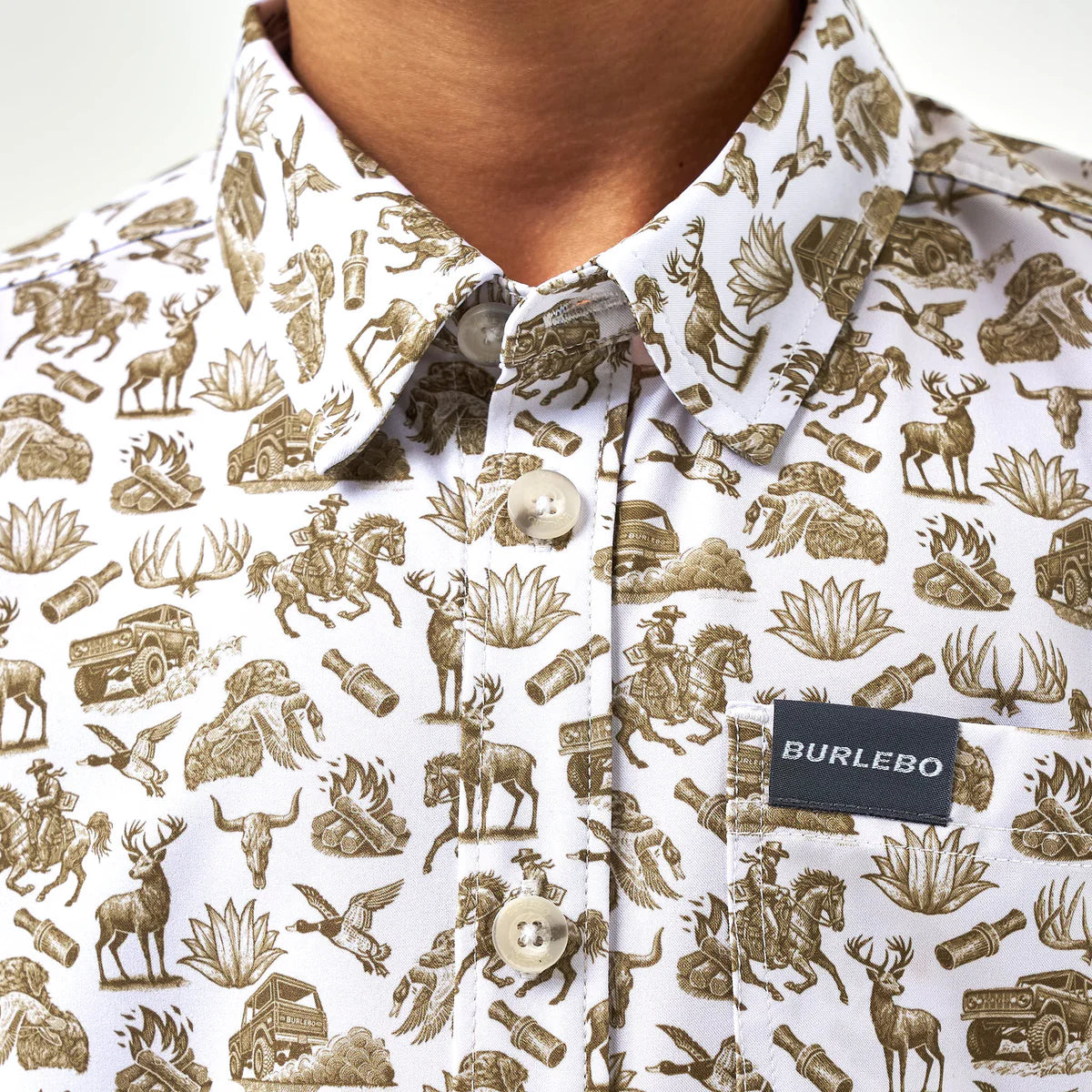 Boy's Performance Button Up "Into The Wild" Y-PBU-ITW