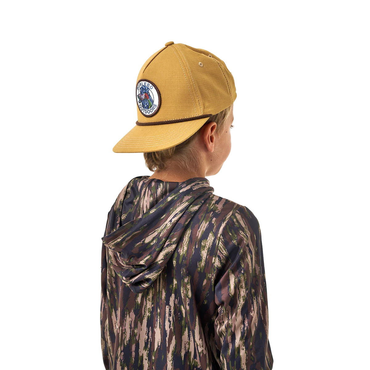 Boy's Burlebo Midland Camo Performance Hoodie Y-PH-MIDC