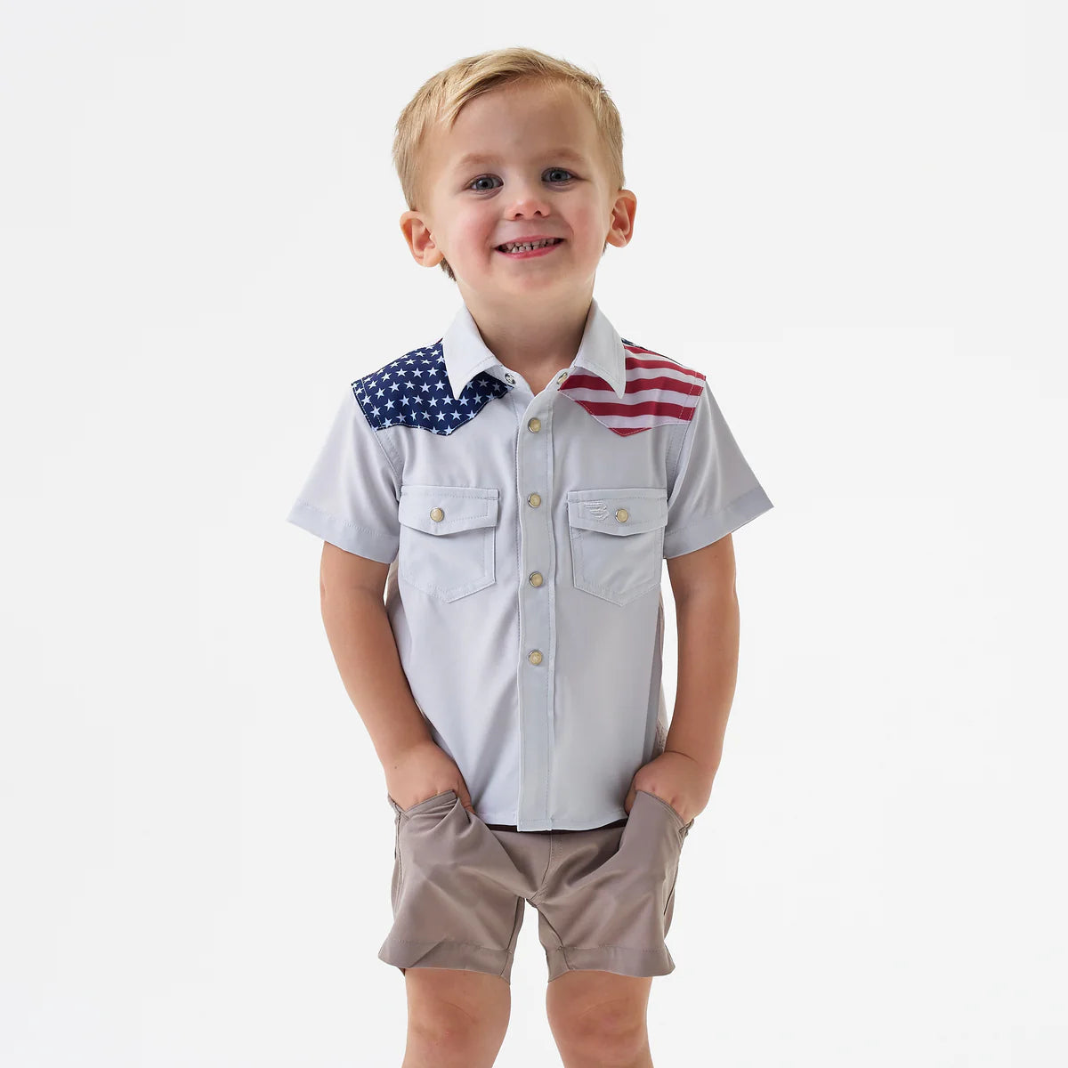 Boy's Burlebo All American Performance Western Shirt Y-PWS-ALLA