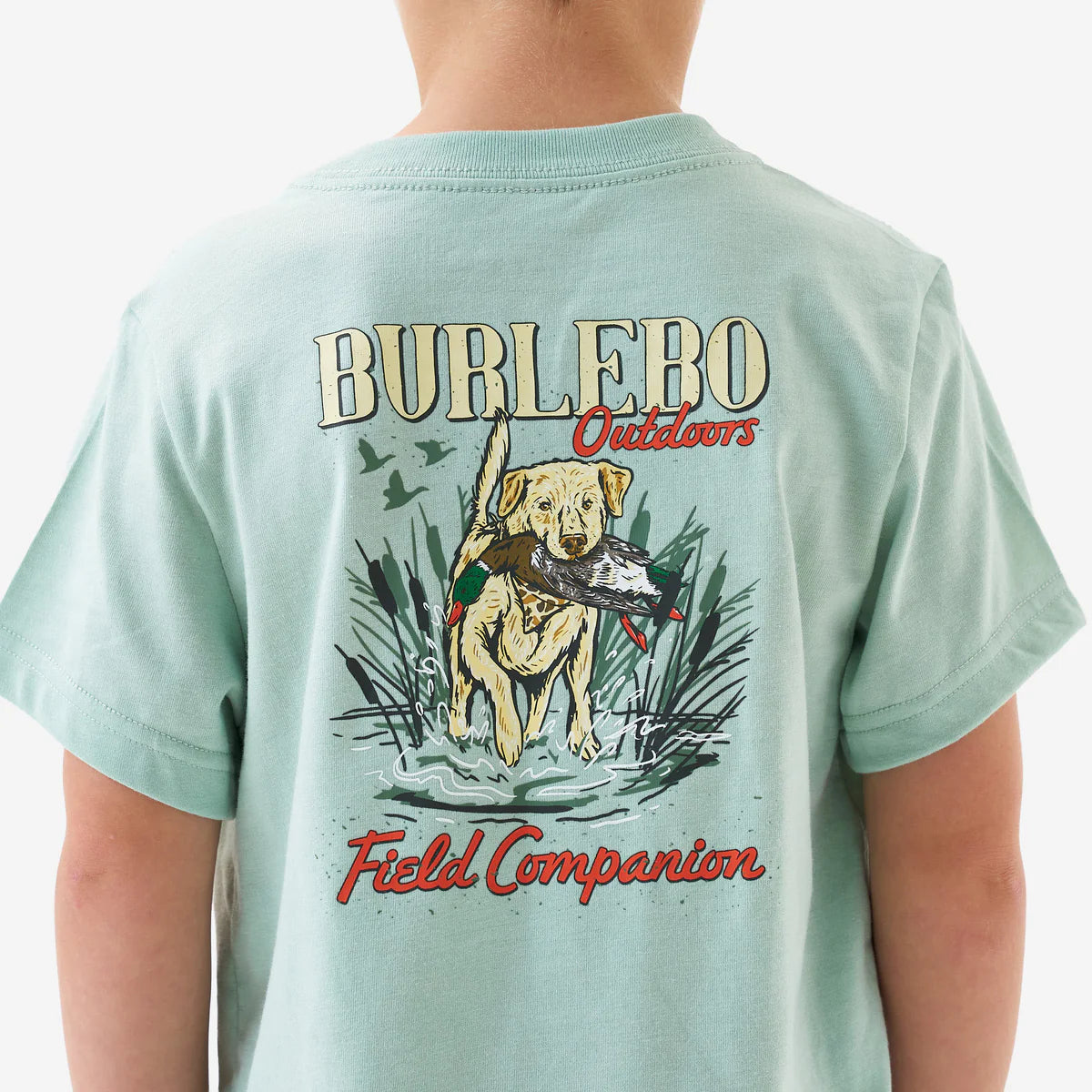 Boy's Burlebo Sage Field Companion Short Sleeve T-shirt Y-SST-FC-SGE