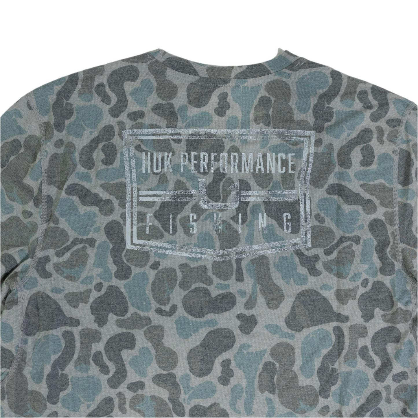 Men's Huk Long Sleeve Blue Camo Shirt H1200716-013