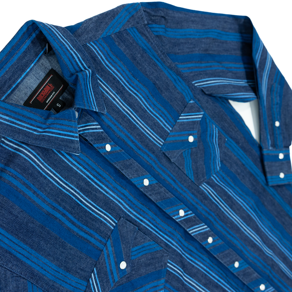 Men's Rock and Roll Long Sleeve Western Snap Shirt BMN2S07153