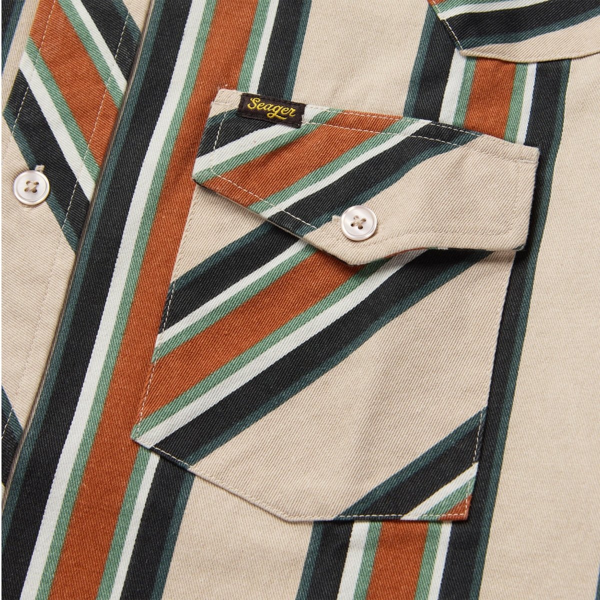 Men's Seager Amarillo Stripe Shirt MSSP25AMARSTN - Crazy House Western Wear