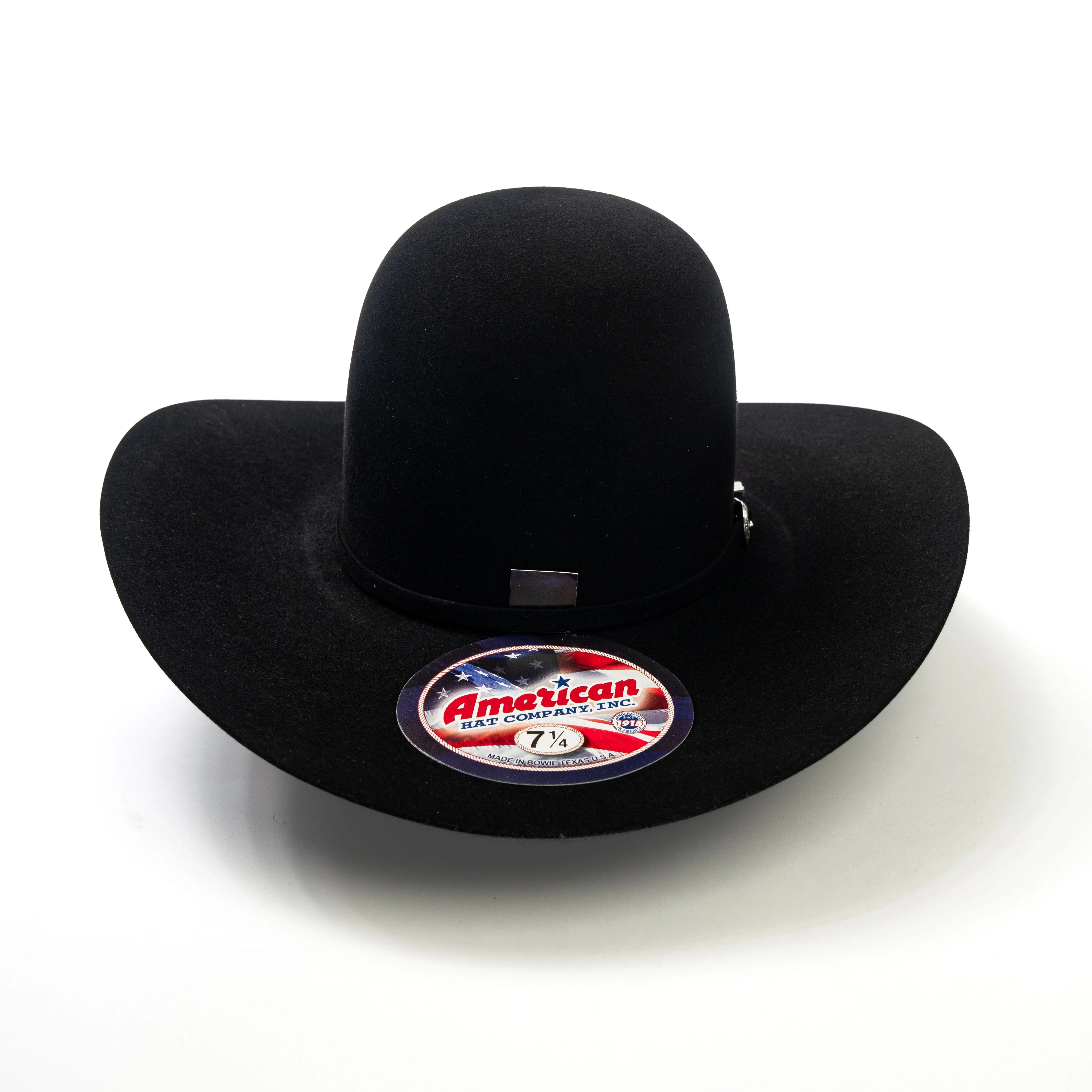 American 7X Black 4 1/2" Felt Hat - Crazy House Western Wear
