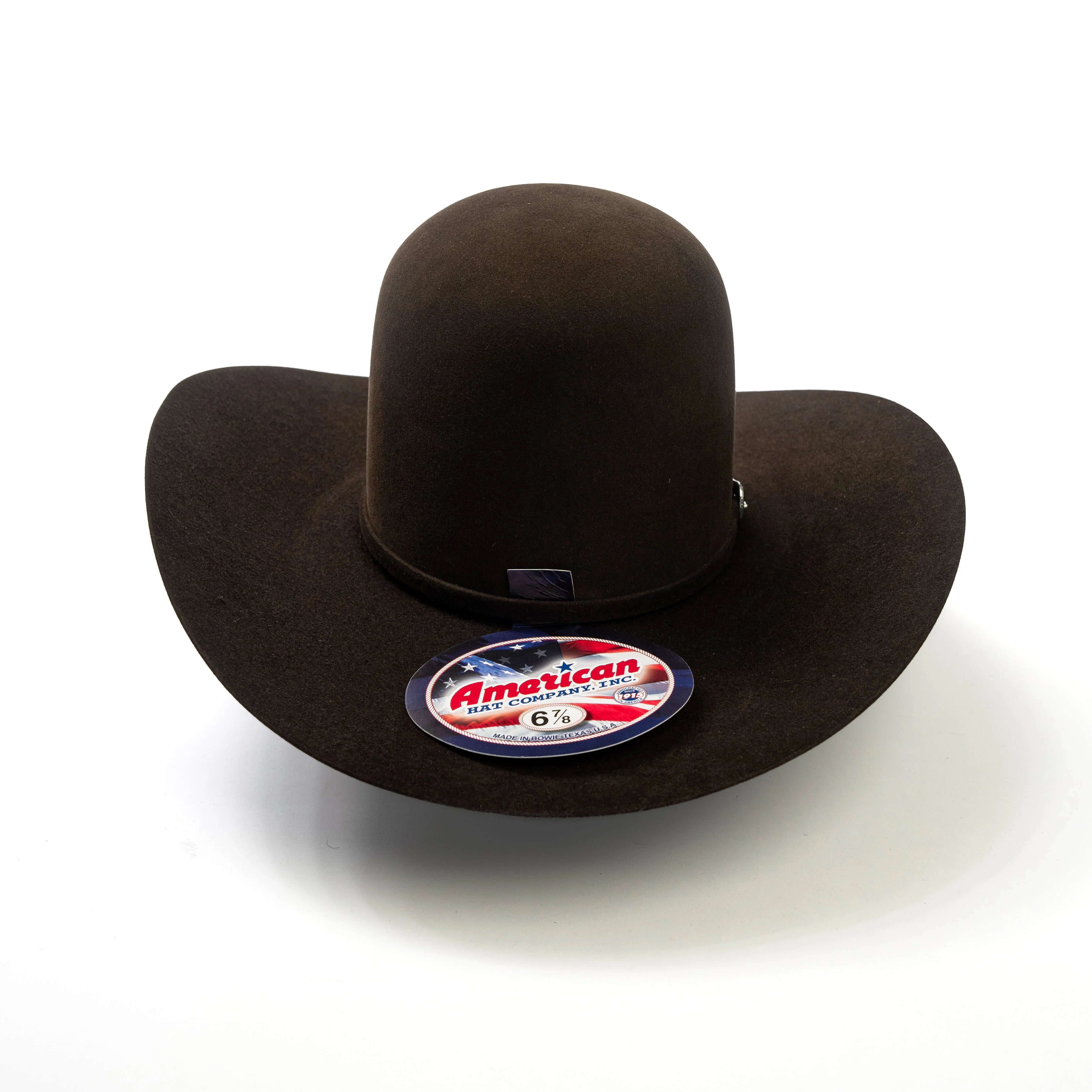 American 7X Chocolate 4 1/4" Felt Hat - Crazy House Western Wear