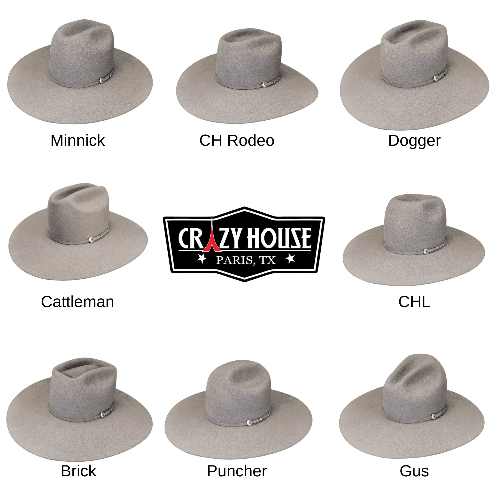American 7X Pecan 4 1/2" Felt Hat - Crazy House Western Wear