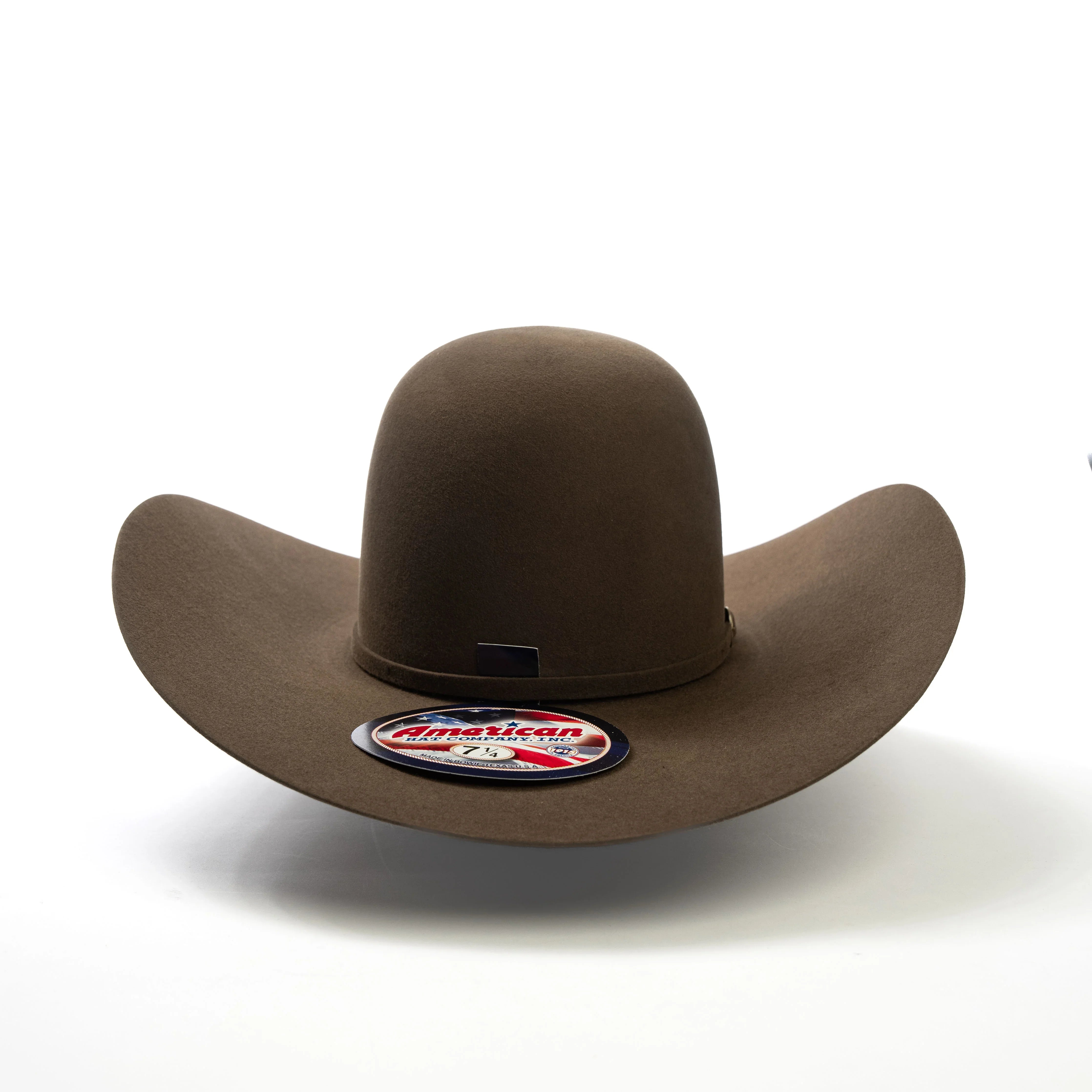American 7X Pecan 4 1/2" Felt Hat - Crazy House Western Wear
